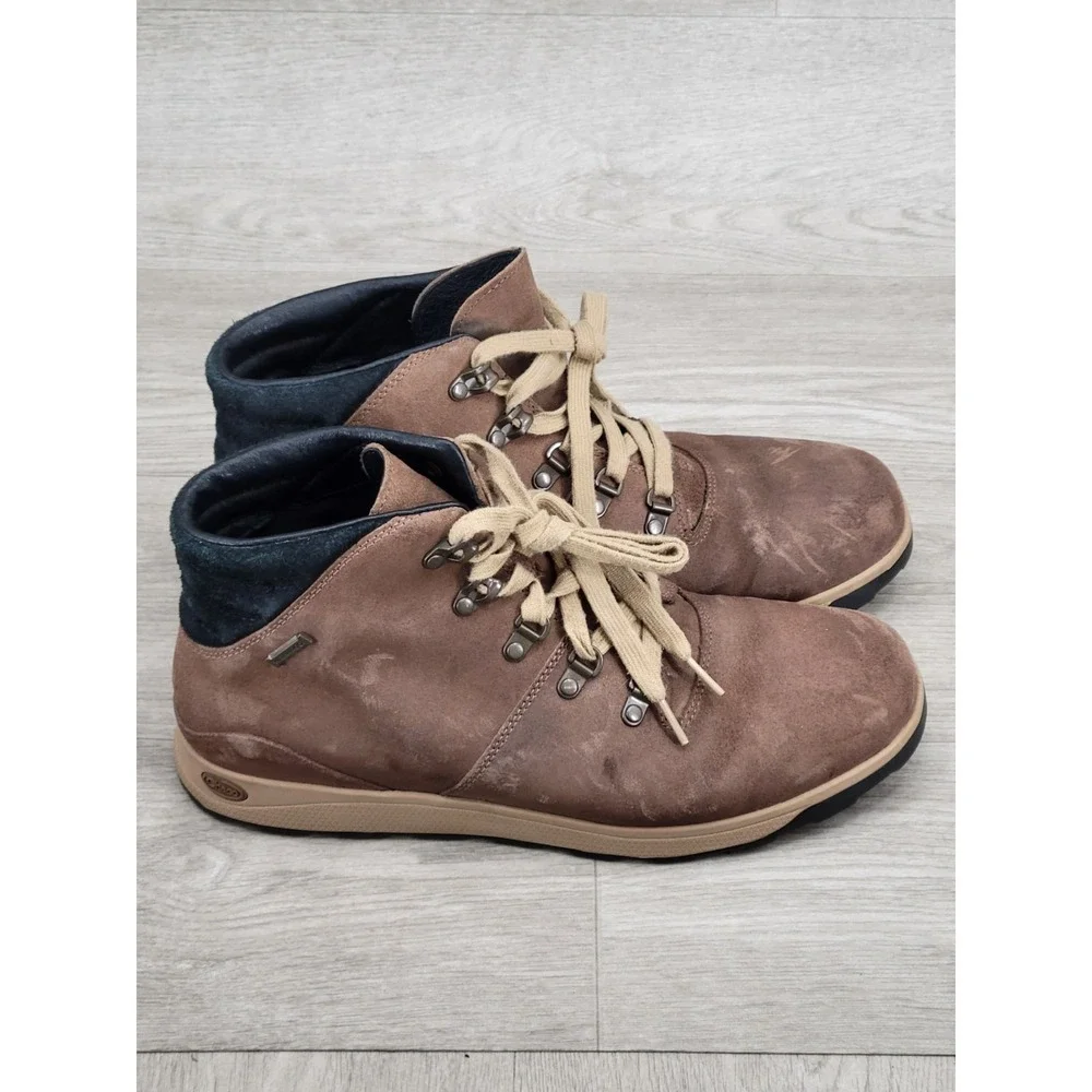 Chaco Men's Frontier Waterproof Boots Otter Tan Suede Size 11.5 J106027